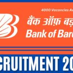 Bank of Baroda Recruitment 2025: 4000 अप्रेंटिस पदों पर भर्तियां – वेतन, योग्यता और आवेदन प्रक्रिया